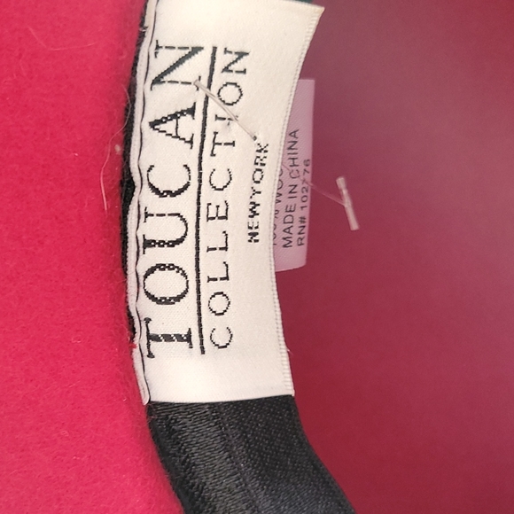 TOUCAN NEW YORK WOOL HAT NEVER WORN. - Picture 9 of 13